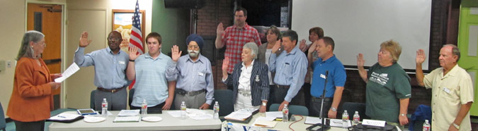 2012 PRNC Being Sworn In